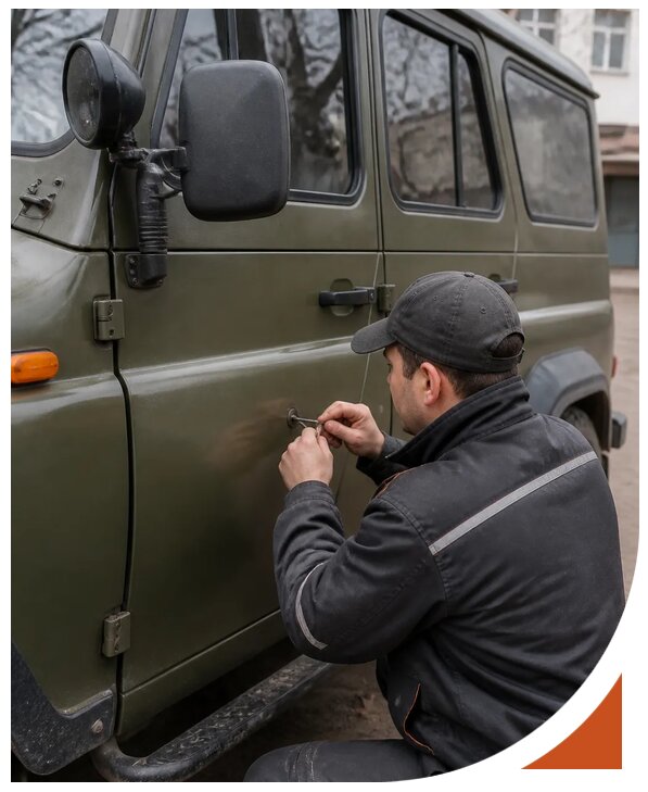 Профессиональное вскрытие автомобиля УАЗ без повреждений в Качканаре