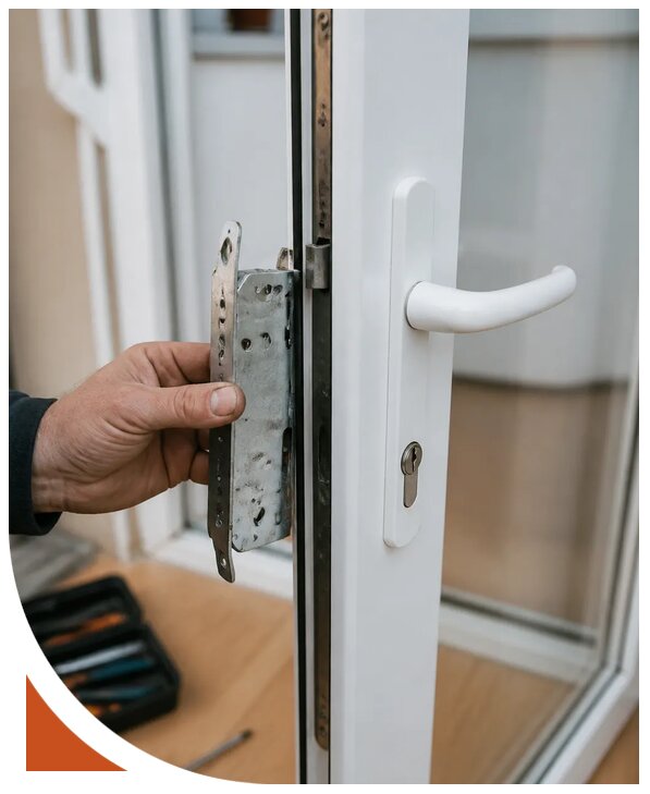 Ремонт замка пластиковой двери в Качканаре от 2563 р. | Разлок-Кчк